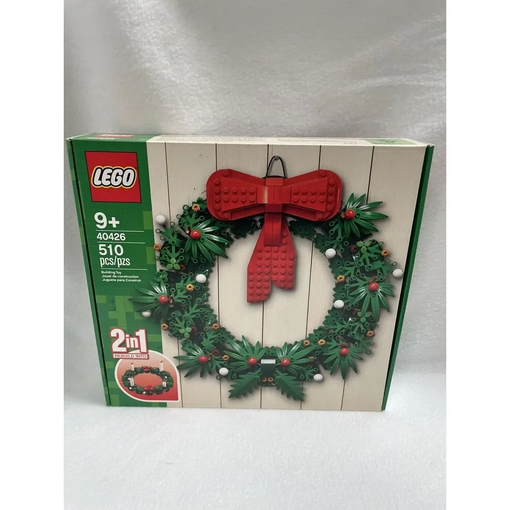 LEGO 40426 Christmas Wreath, Ornaments 854038 Reindeer 854037 Santa‎ 854050 Duo
